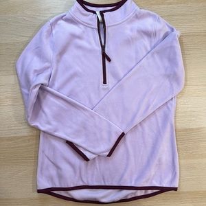 Purple Quarter Zip Fleece